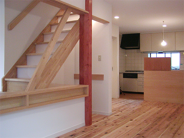 築10年の木造住宅リフォーム　i:yo(イヨ)　１階リビング